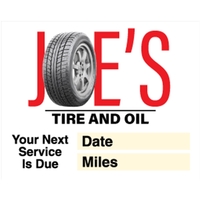 2.5" x 2" pen receptive decals sold individually; features white static......