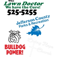 Custom pro-cut decals are individually die-cut and then laminated with...