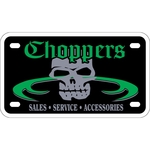 .055" White Polyethylene Motorcycle Plate