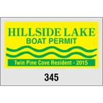 3" x 2" Polyester - Face Adhesive