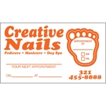 Foot Kiss-Cut Appointment Card
