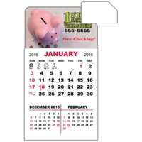 3" x 5.5" magnetic calendar pads with 12 page, 3 month... from ASI 89910...