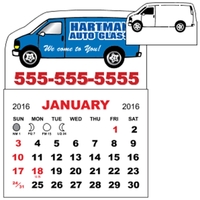 3" x 3.875" magnetic calendar pads with 12 page, 1 month... from ASI 89910...