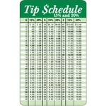 4-Color Process Loyalty Cards - Tip Schedule