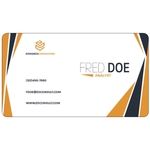Deluxe White Business Card .030" - Matte