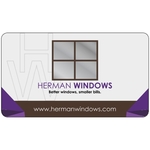 Clear Plastic Business Cards .030", Matte