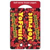 2.125" x 3.375" gloss white deluxe plastic card with .030" thickness... from...