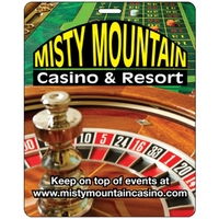 4" x 5" deluxe badge with slot made of .030" thick... from ASI 89910 Stouse, LLC