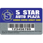Deluxe Loyalty Card .030" Silver