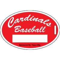 4" x 2.625" - Oval Identification Tag