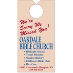 White Tag Stock Door Knob Hangers