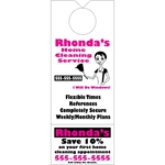 White Tag Stock Door Knob Hangers