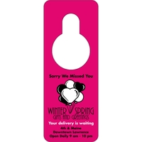 Door Knob Hangers .015" Plastic