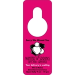 Door Knob Hangers .015" Plastic