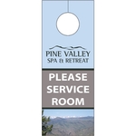 .015" Plastic 4-Color Process Door Knob Hangers