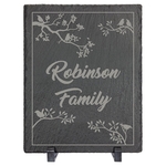 10" x 8" Rectangle Slate Decor with Plastic Feet