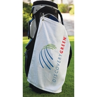 Diamond Collection Golf Towel - White