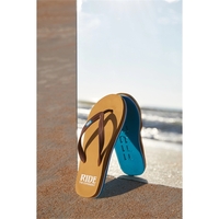 Flip flops made with 3-layer 18mm EVA sole with arch support,... from ASI...