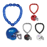 Football Helmet EVA Medallion with Jumbo Chain