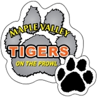 2.25" x 2.25" cat paw shaped magnet with 4CP customization.... from ASI 89910...