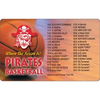 5.625" x 3.5" schedule magnet with round corners and digitally printed,......