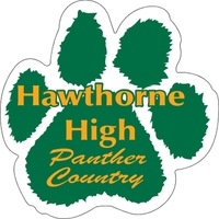 5.5" x 5.5" paw print shaped magnet with .030" thickness and... from ASI...