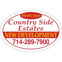 17" x 11.5" Oval Magnetic Sign