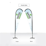 9' Double-Sided Standard Advertising Flag - Teardrop