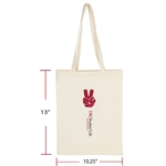 Canvas Cotton Tote Bag, 10.25"x13"