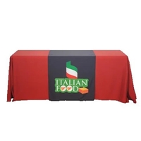Customized 6' table runner used in outdoor events to print you... from ASI...