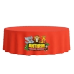 72" Round Fitted Table Covers in Full Color