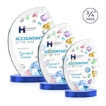 Wichita VividPrint™ Award on Alberton Base - Sky Blue