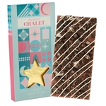 Star 3.5 oz Belgian Chocolate in Window Box - Milk & Cookies