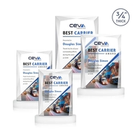 Messina VividPrint™ Award on Alberton Base - White