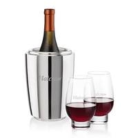 The Pescara Wine Cooler & Wine Glass Set is a refined... from ASI 84592 St...