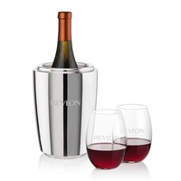 The Pescara Wine Cooler & Wine Glass Set is a refined... from ASI 84592 St...