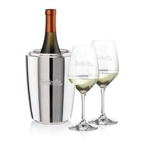 The Pescara Wine Cooler & Wine Glass Set is a refined... from ASI 84592 St...