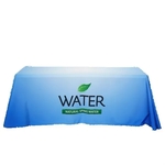6' Table Cover With Open Back in Full Color Overall