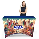 4' Stretch Table Covers in Full Color Overall