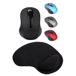 Kidder iBank® 2.4GHz Wireless Mouse + Wrist Rest Mouse-Pad
