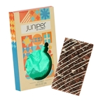 Ornament 1 oz Belgian Chocolate in Window Box-Milk & Cookie