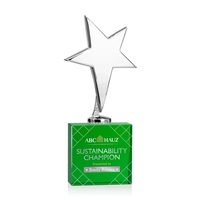 The Tuscany Star VividPrint™ Award on Base is a radiant symbol... from ASI...