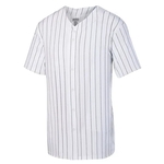 Augusta Sportswear Unisex Pinstripe Full Button Baseball ...
