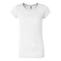 Women's burnout t-shirt with capped sleeves. Blank product.... from ASI 84358...