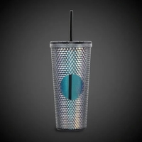 24 oz. Black diamond tumbler with straw.... from ASI 42016 Brighter...
