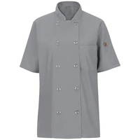 Chef Designs Women's Mimix™ Short Sleeve Chef Coat with O...... from ASI...