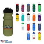 20 oz. Cycle Bottle with Flip Top Cap, Full Color Digital -
