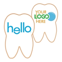 4" Tooth Shaped Logo Sugar Cookie