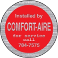 1.5" circle-shaped identification decal made of brushed chrome polyester.......