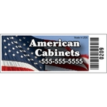 2.75" x 1" Kwik-Ship Square Corner Indoor Label